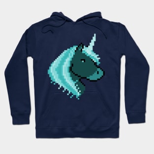 Pixel Spectral Black Unicorn Hoodie